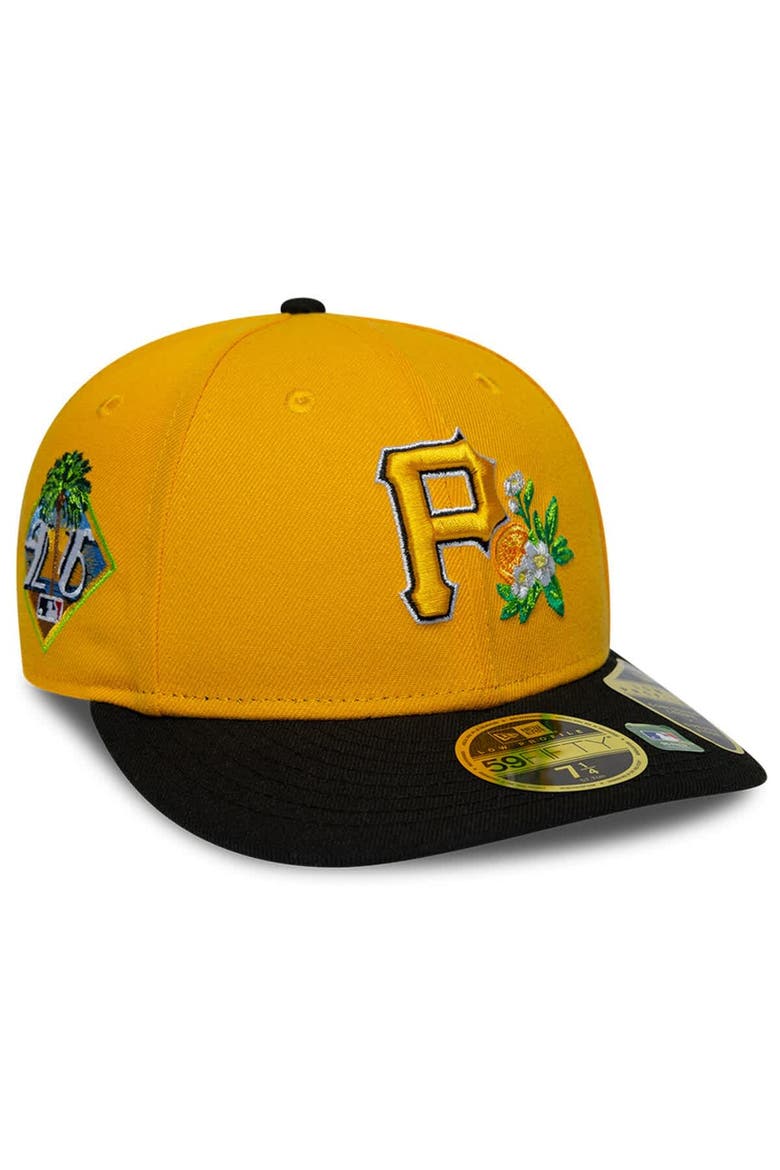 Men's New Era  Gold/Black Pittsburgh Pirates 2026 Spring Training Low Profile 59FIFTY Fitted Hat, Main, color, Gold