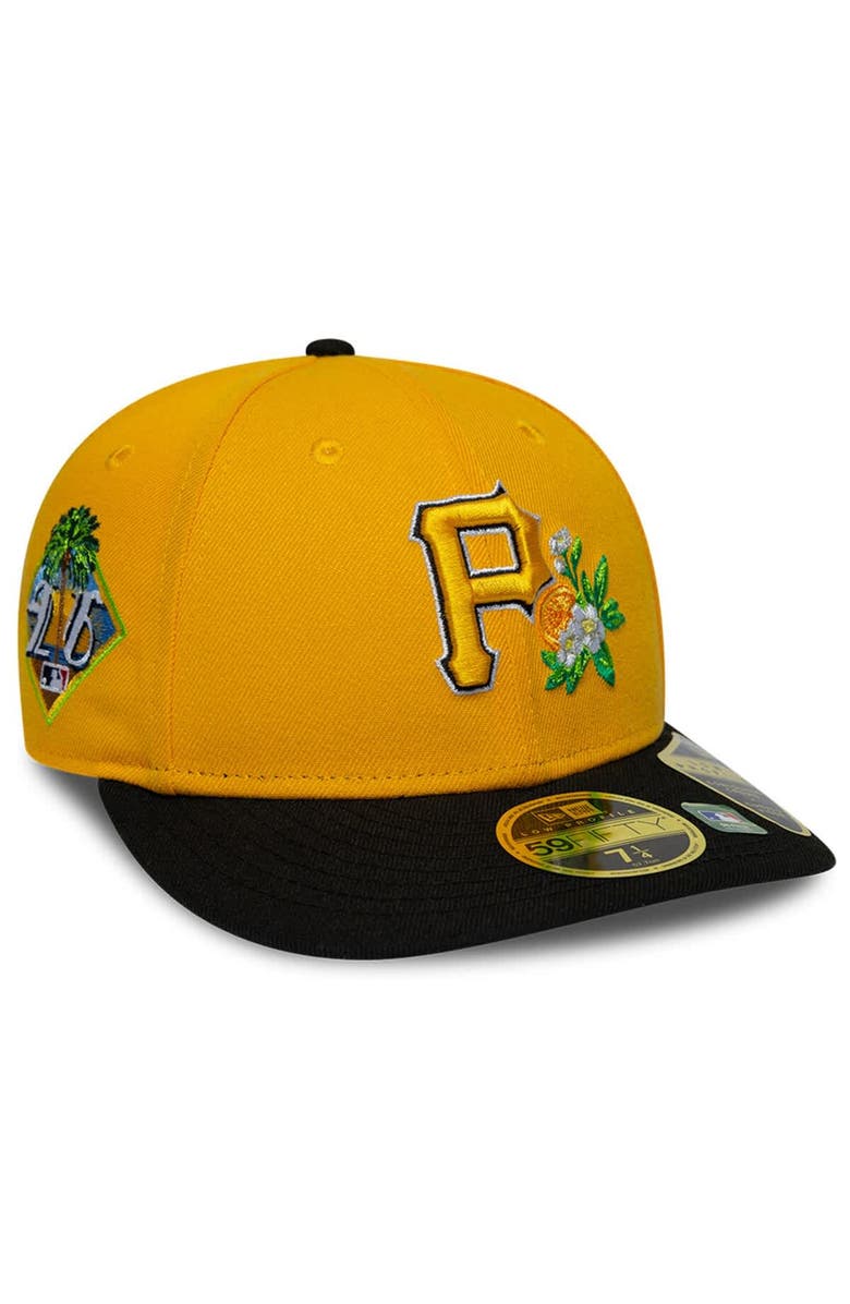 New Era Men's New Era  Gold/Black Pittsburgh Pirates 2026 Spring Training Low Profile 59FIFTY Fitted Hat, Main, color, Gold
