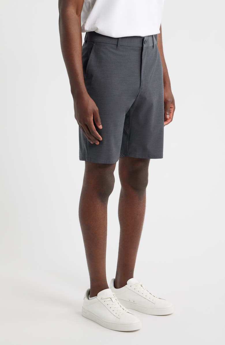 johnnie-O Mulligan Performance Chino Shorts, Alternate, color, Black