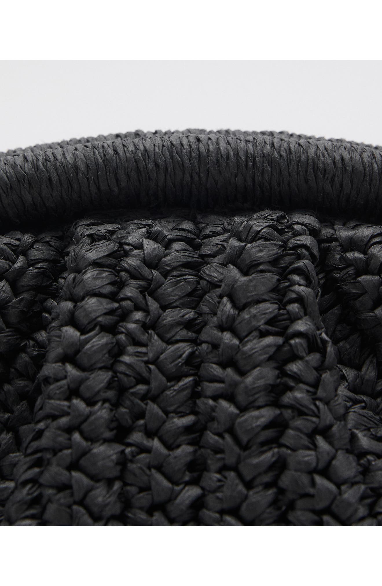 MANGO Natural Fiber Clutch Bag with Removable Chain Strap, Alternate, color, 