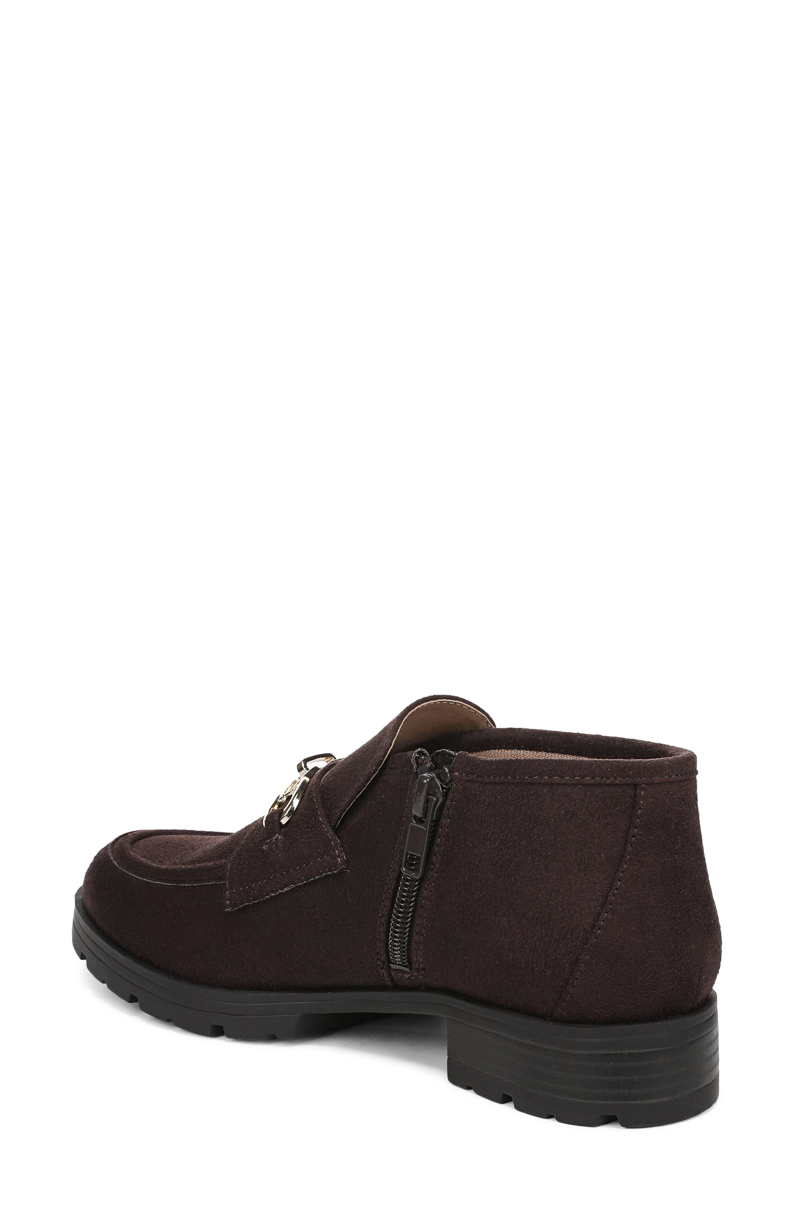 Leila Bootie, Alternate, color, DARK CHOCOLATE