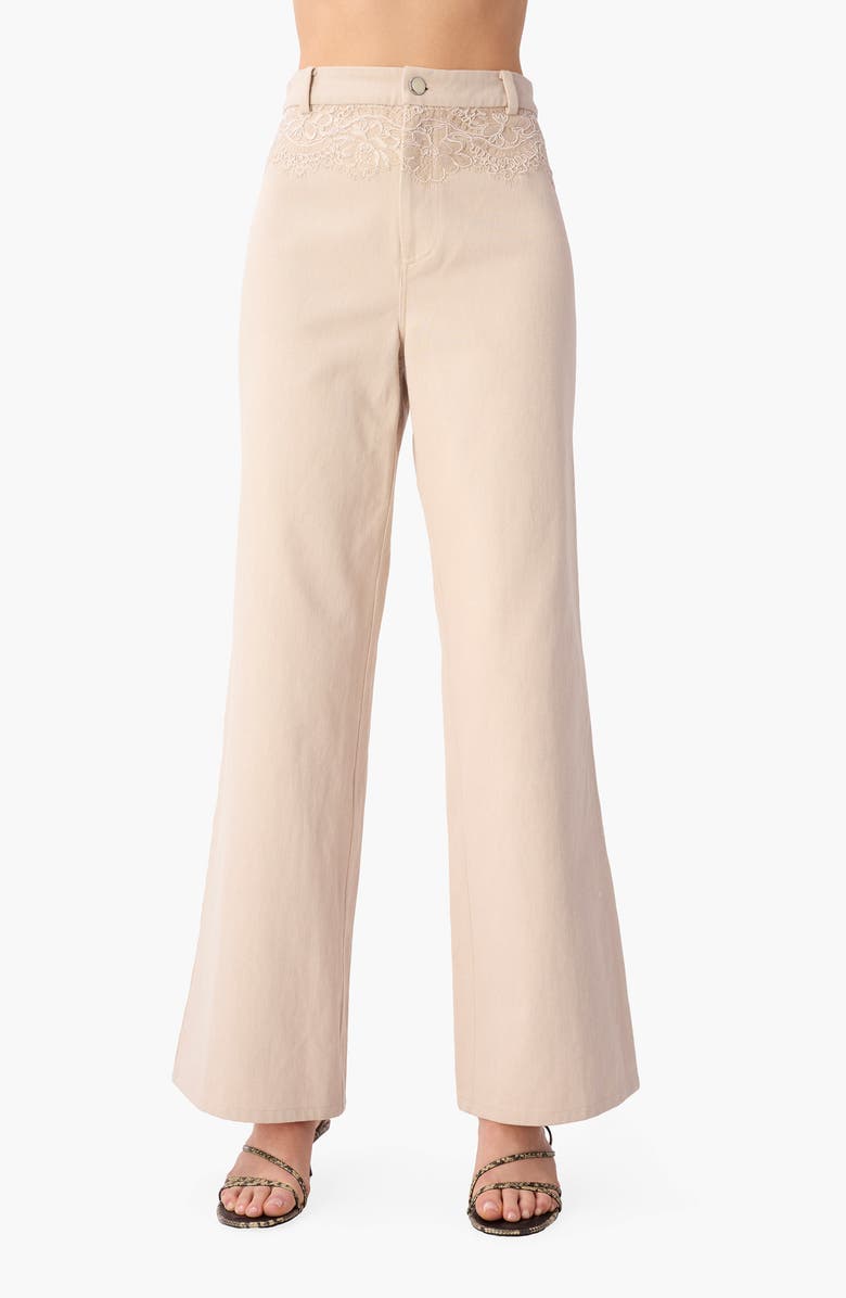 CAMI NYC Natali Bull Wide Leg Jeans, Main, color, Oat