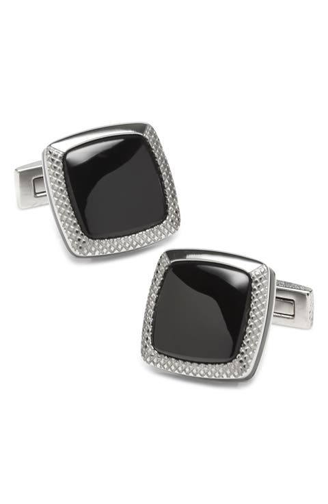 Onyx Cushion Cuff Links