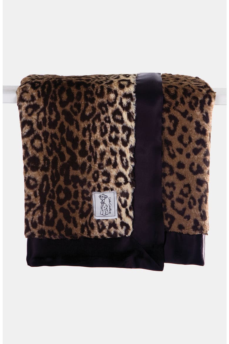 Leopard Print Blanket, Main, color, ESPRESSO