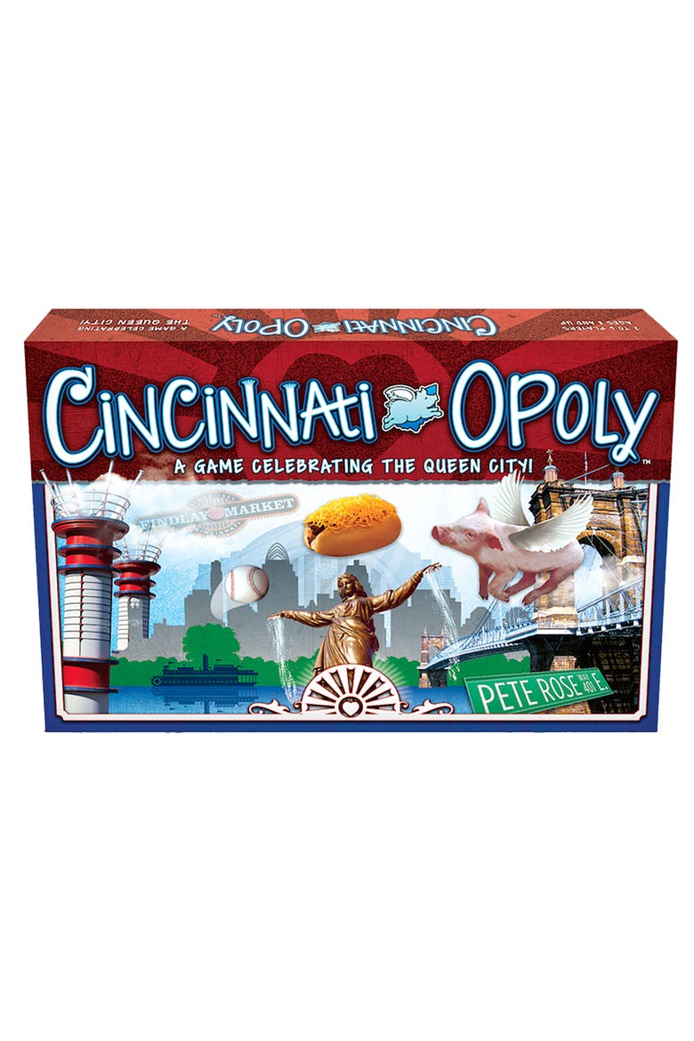 Cincinnatiopoly Monopoly Board Game, Alternate, color, Multicolored