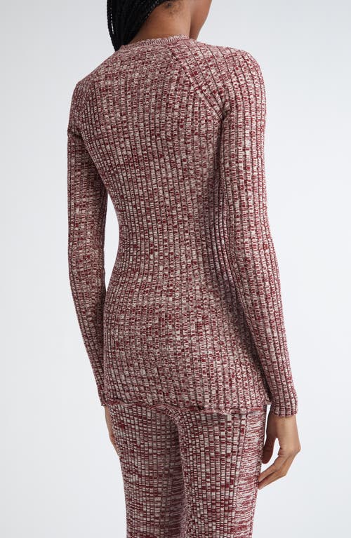 Rabanne Side Button Rib Sweater