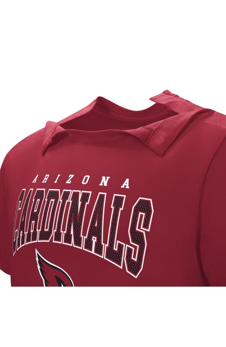 NFL Men's Cardinal Arizona Cardinals Home Team Adaptive T-Shirt, Alternate, color, Cardinal
