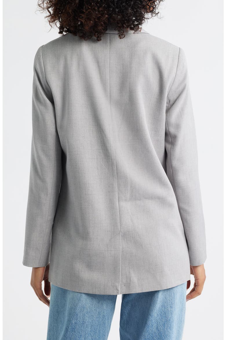 Peak Lapel Blazer, Alternate, color, GREY