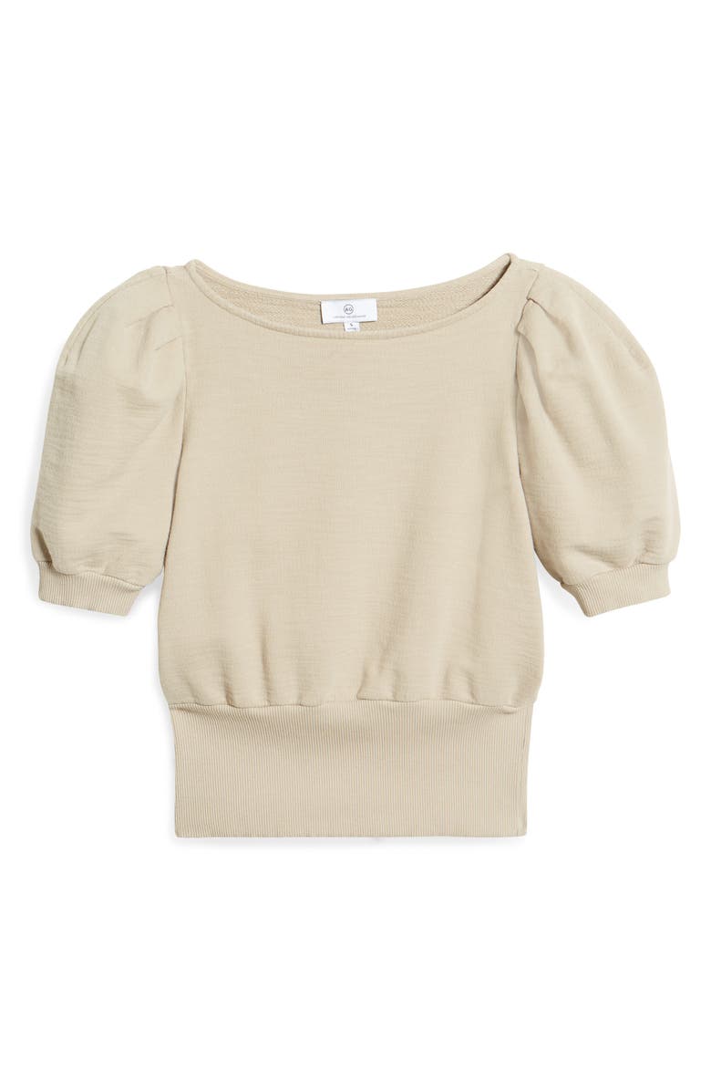 AG Walker Puff Sleeve Top, Alternate, color, 