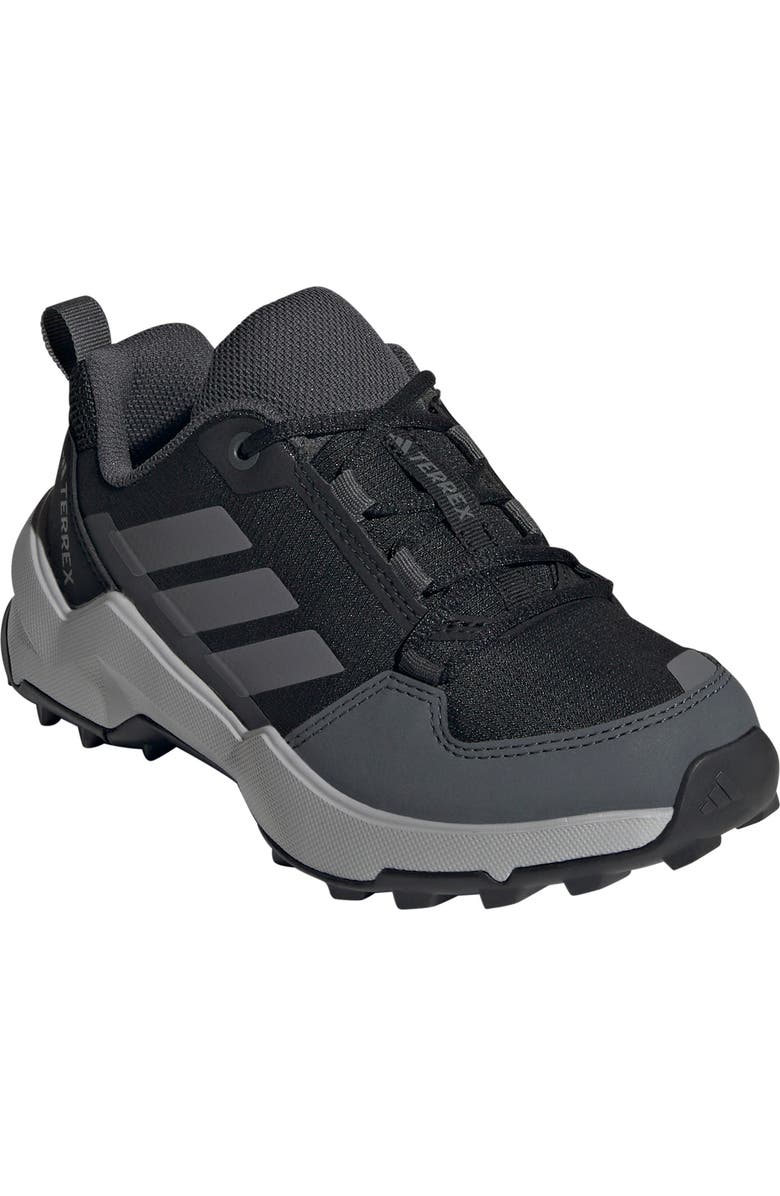 adidas Kids' Terrex Ax4r Mid Hiking Shoe, Main, color, Black/ Grey/ Grey