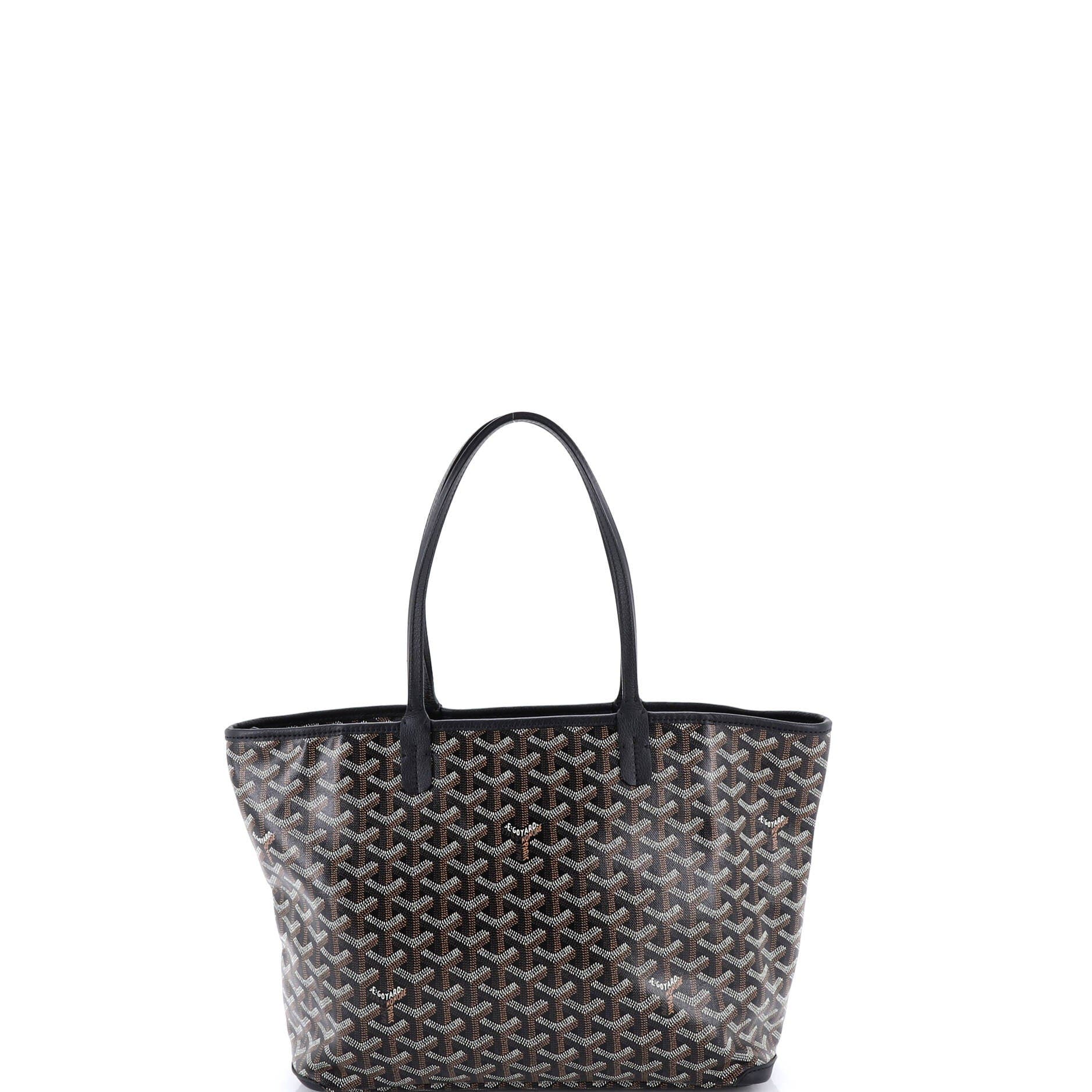 Pre-Owned Goyard Artois Tote Coated Canvas PM, Alternate, color, Black