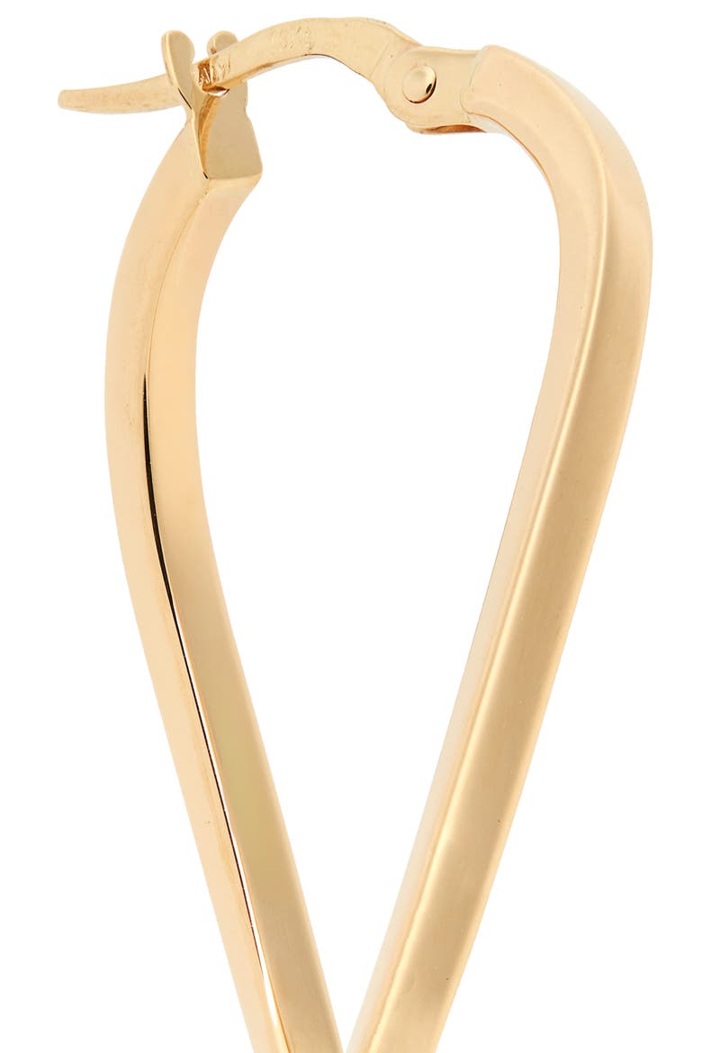 Twisted Gold Hoop Earrings, Alternate, color, YELLOW GOLD