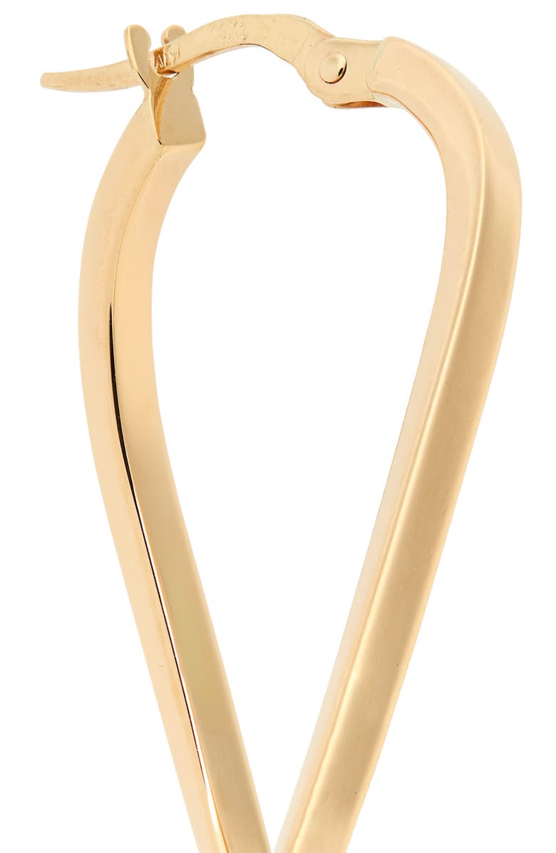 Roberto Coin Twisted Gold Hoop Earrings, Alternate, color, Yellow Gold