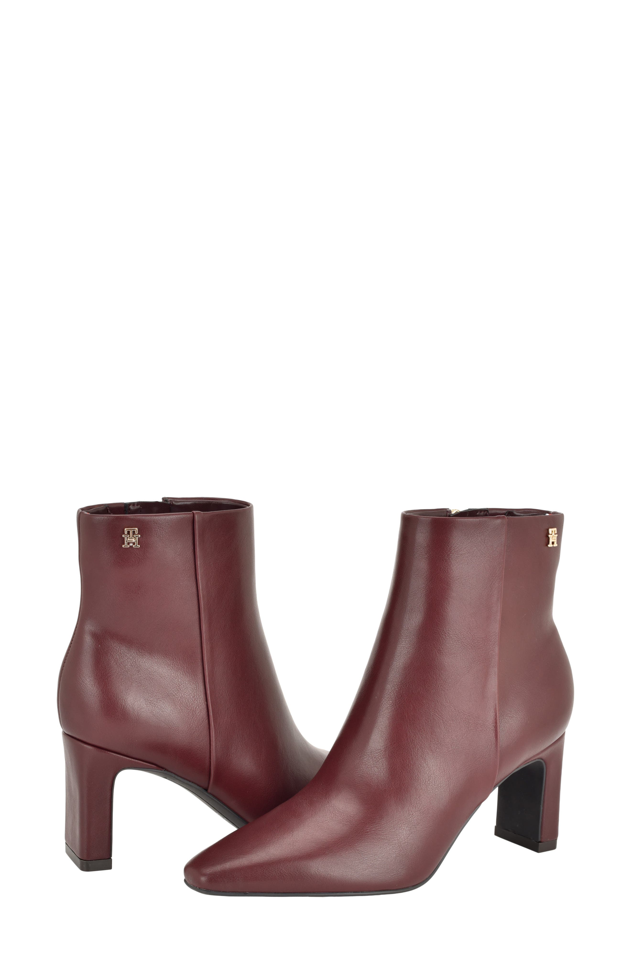 Eddey Bootie, Alternate, color, BURGUNDY