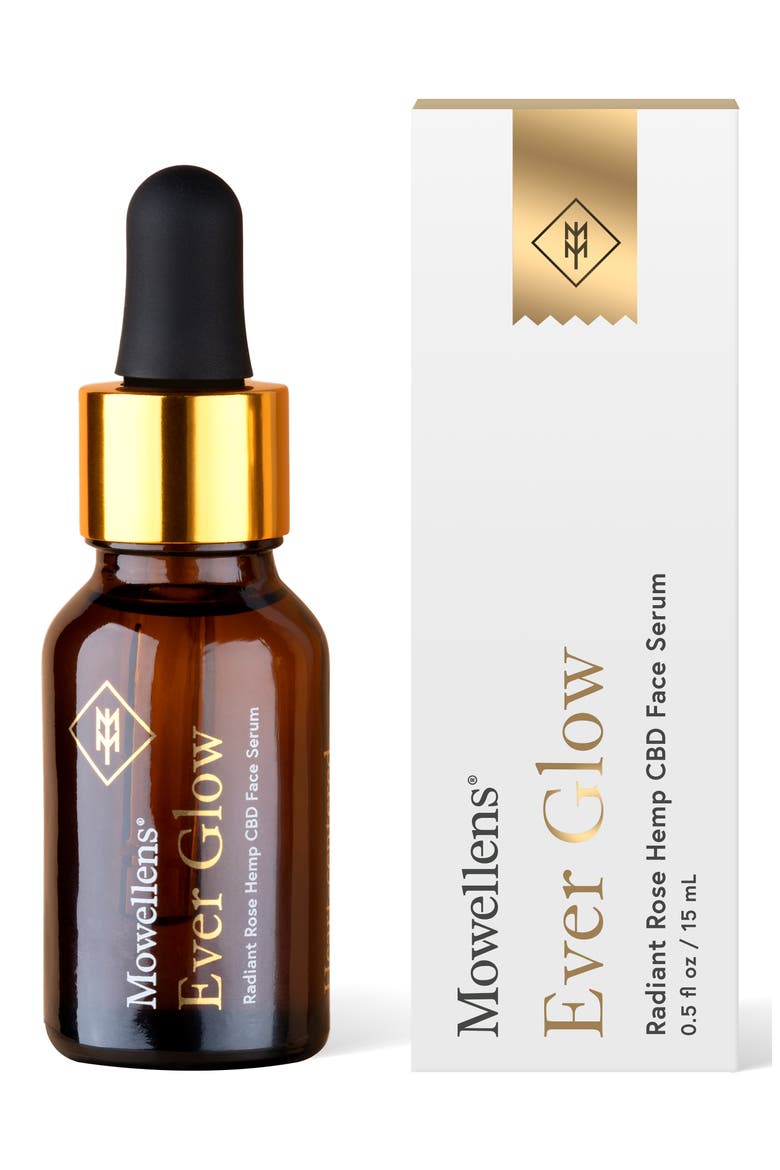 Ever Glow Radiant Rose Hemp + CBD Face Serum, Main, color, NO COLOR