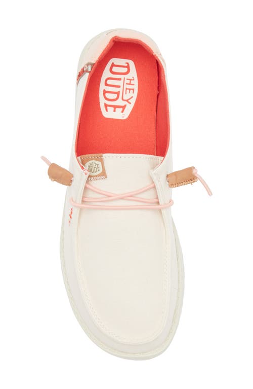 Hey Dude Wendy Twill Sneaker In Natural