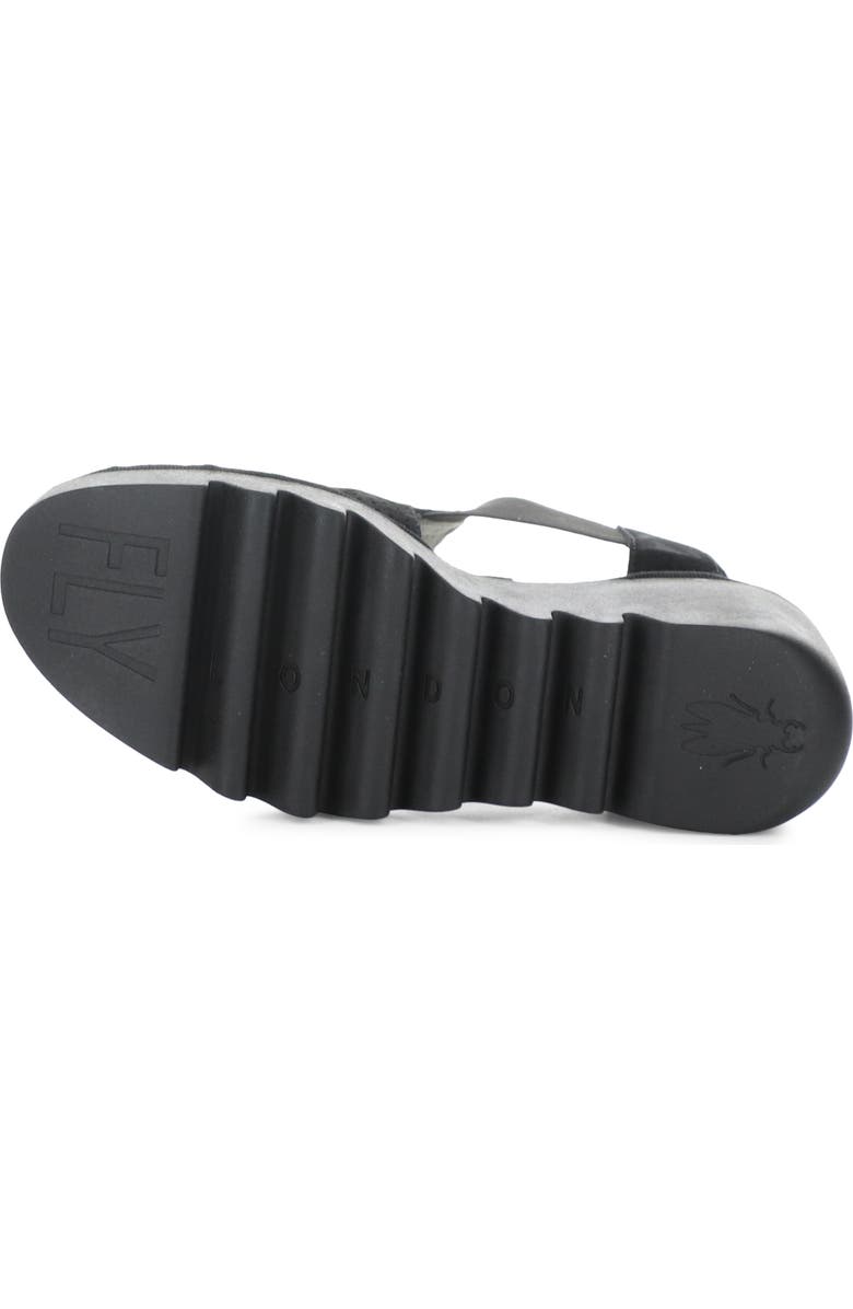 Fly London Biga Platform Wedge Sandal, Alternate, color,
