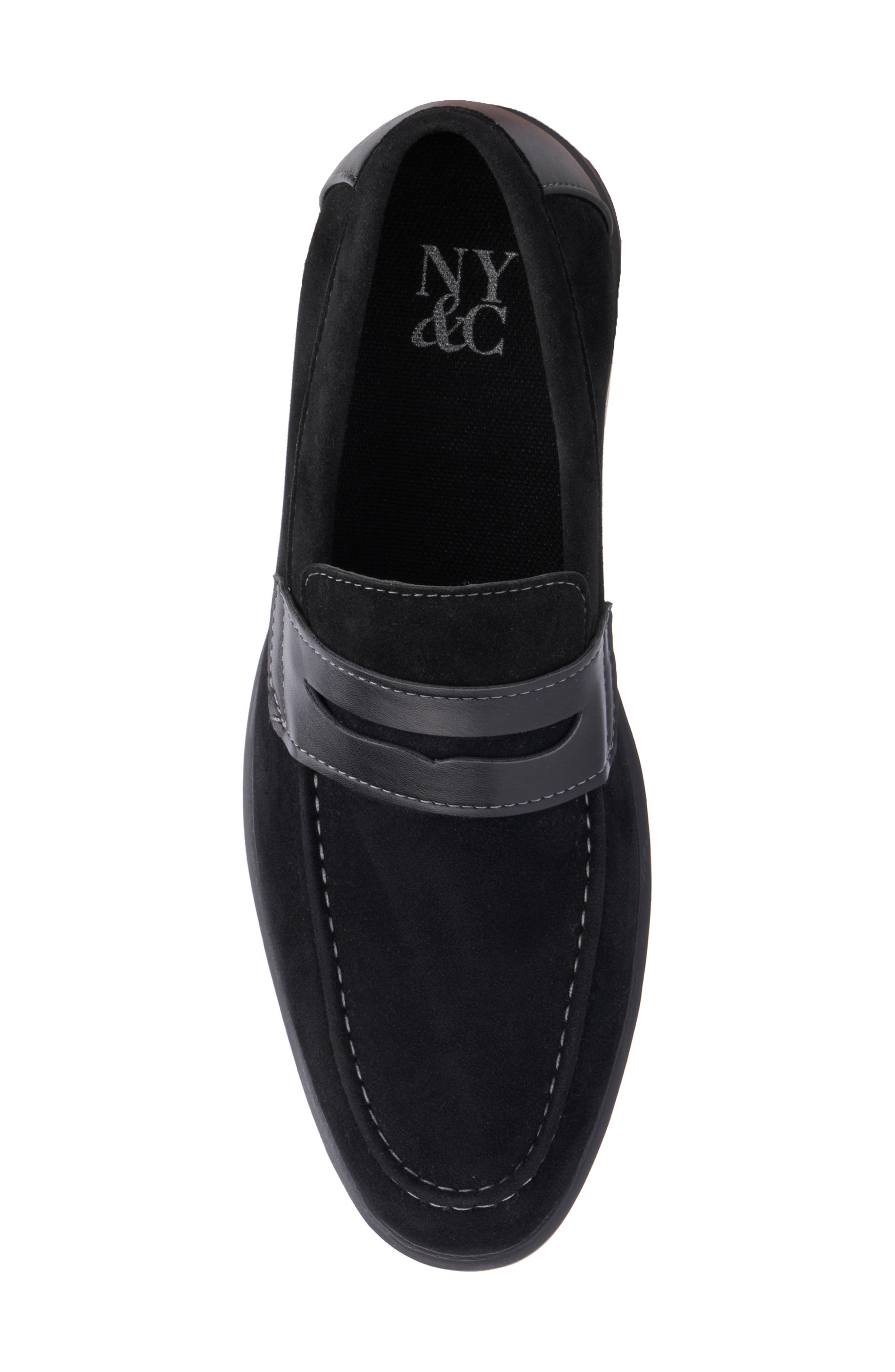 NEW YORK AND COMPANY Giolle Faux Leather Loafer, Alternate, color, Black