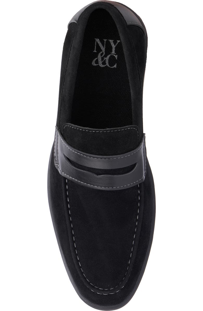 NEW YORK AND COMPANY Giolle Faux Leather Loafer, Alternate, color, Black