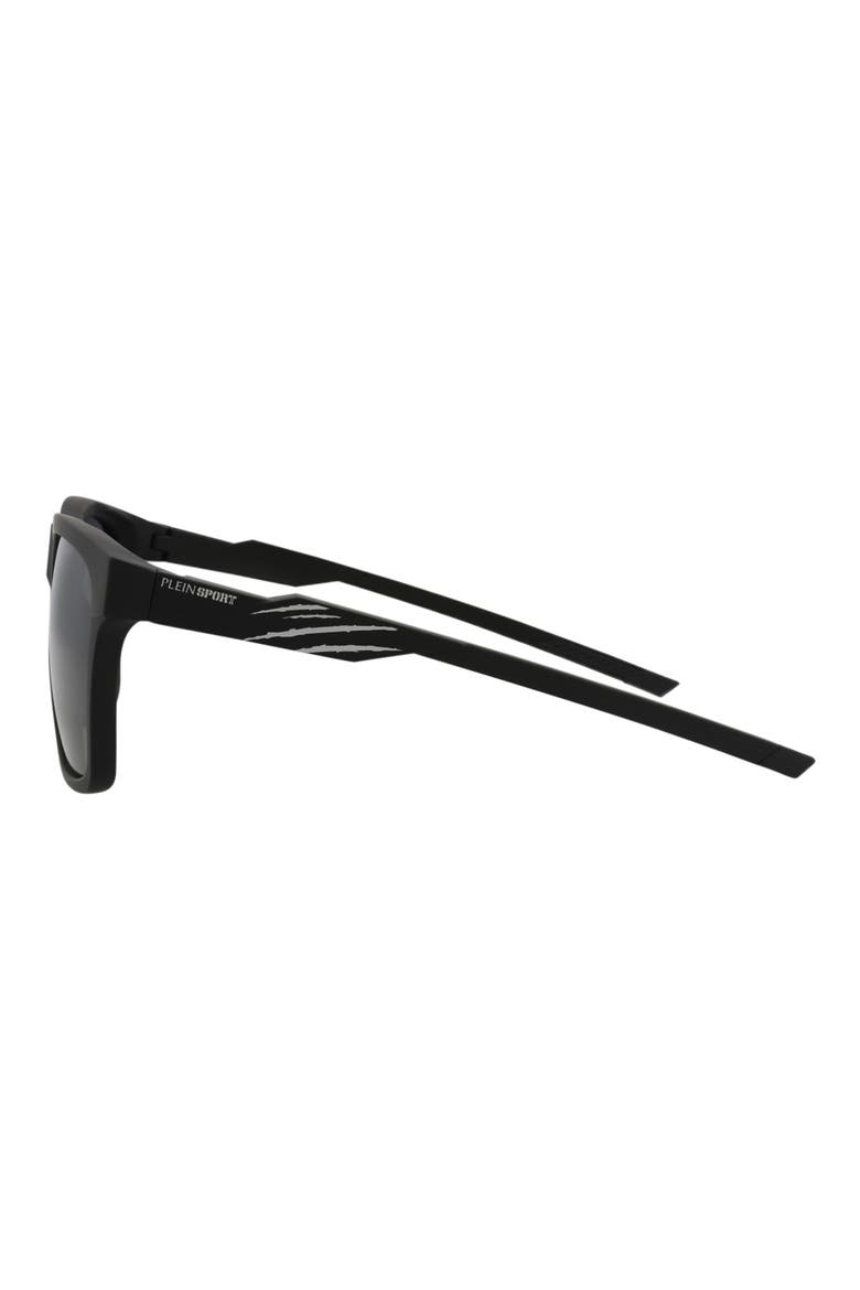 Sport 56mm Square Sunglasses, Alternate, color, BLACK BLACK SMOKE