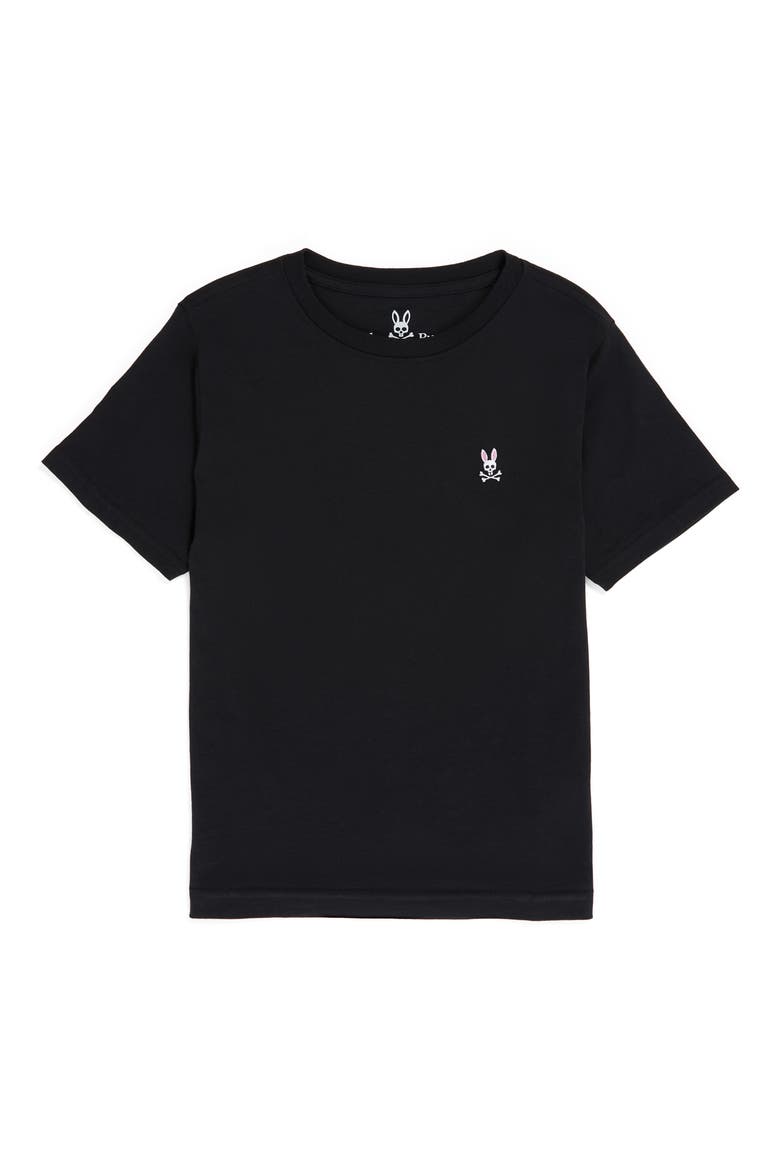 Kids' Cotton T-Shirt, Main, color, BLACK