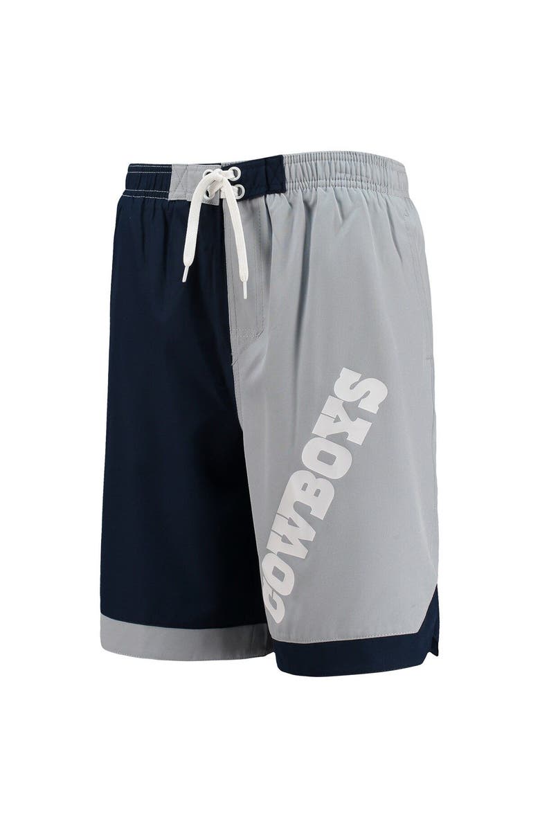 Youth Navy/Silver Dallas Cowboys Conch Bay Board Shorts
