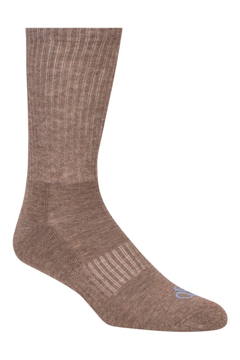 6-Pack Half Terry Crew Socks, Alternate, color, IVORY