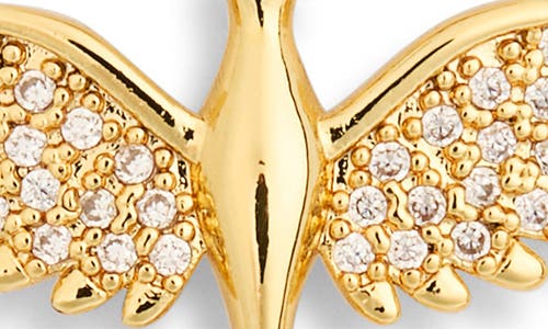 Eye Candy Los Angeles Cubic Zirconia Phoenix Drop Earrings In Gold