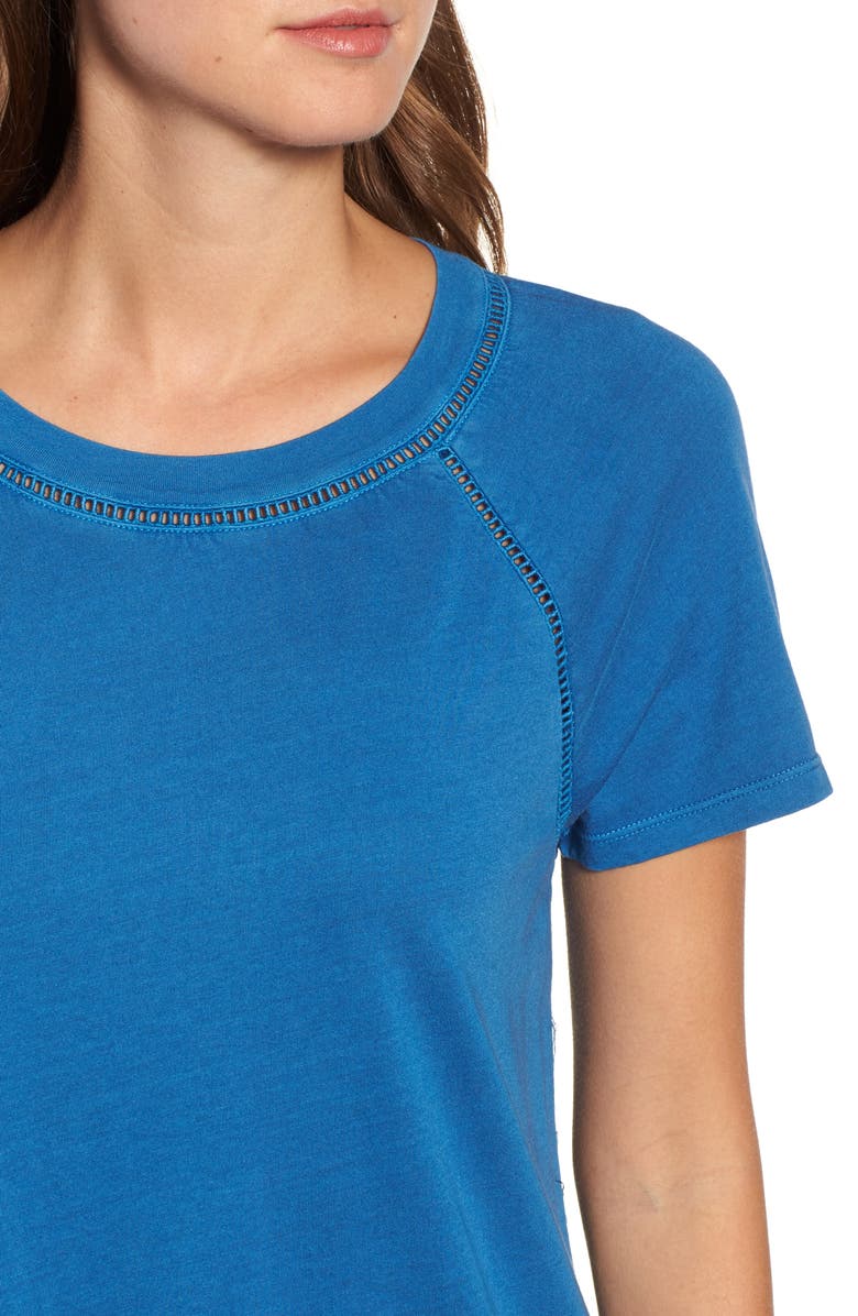 Caslon<sup>®</sup> Lace Back Swing Tee, Alternate, color, 