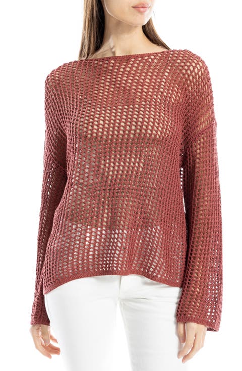 Oversize Open Knit Sweater