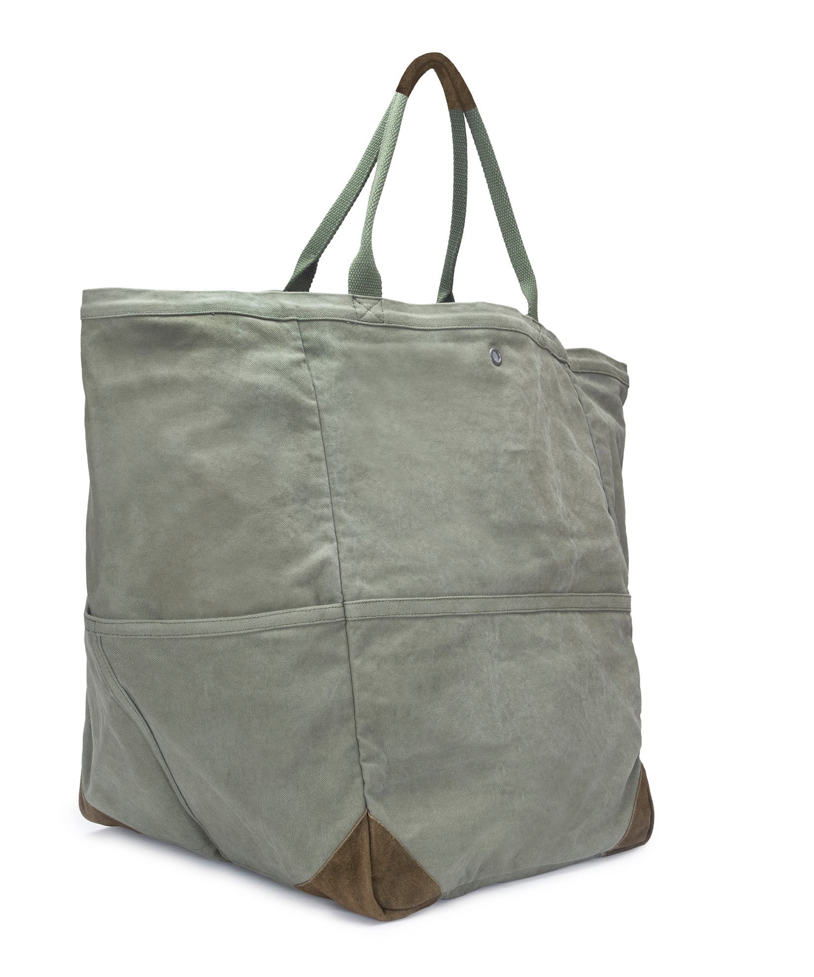 Faherty sunwashed canvas utility bag, Main, color, Olive