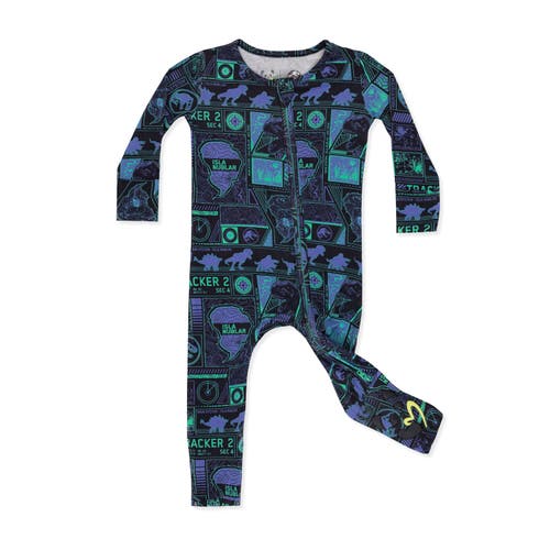 Bellabu Bear Baby Jurassic Park Tracker Convertible Footie In Multi