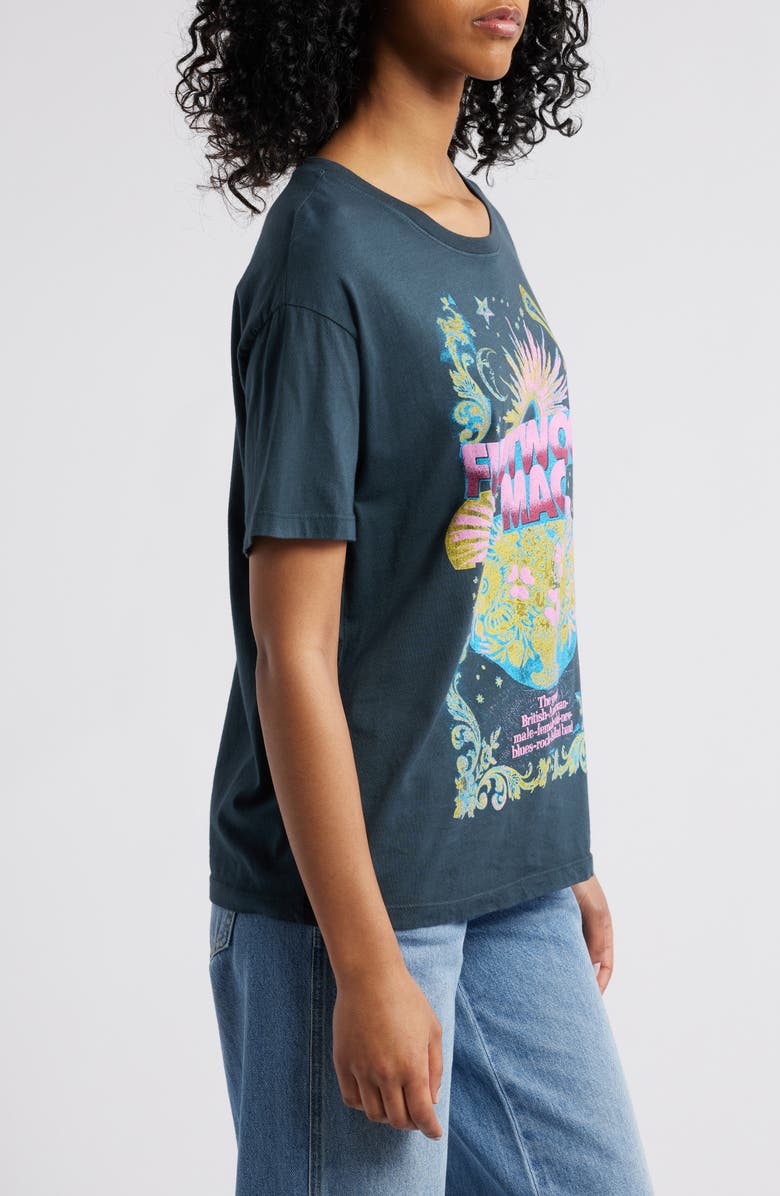 Daydreamer Fleetwood Mac Celestial Bouquet Cotton Graphic T-Shirt, Alternate, color, 