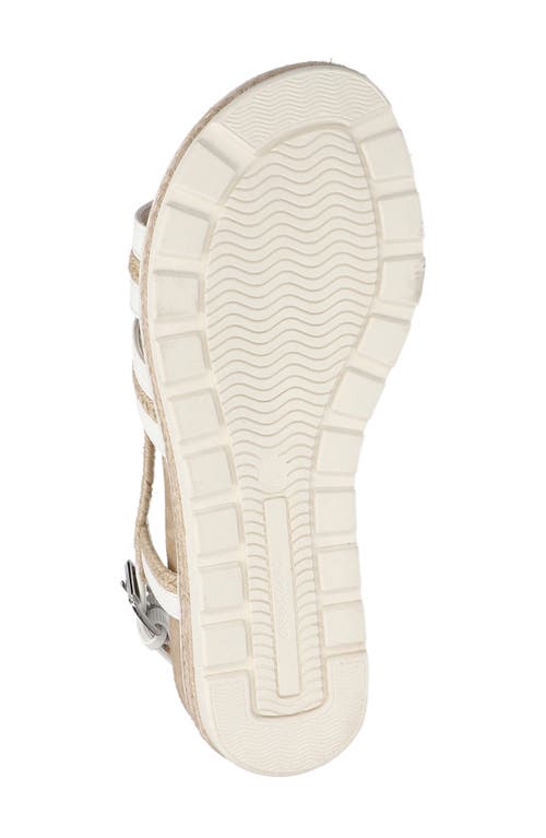 EASY STREET EASY STREET MEL ESPADRILLE SLINGBACK PLATFORM WEDGE SANDAL