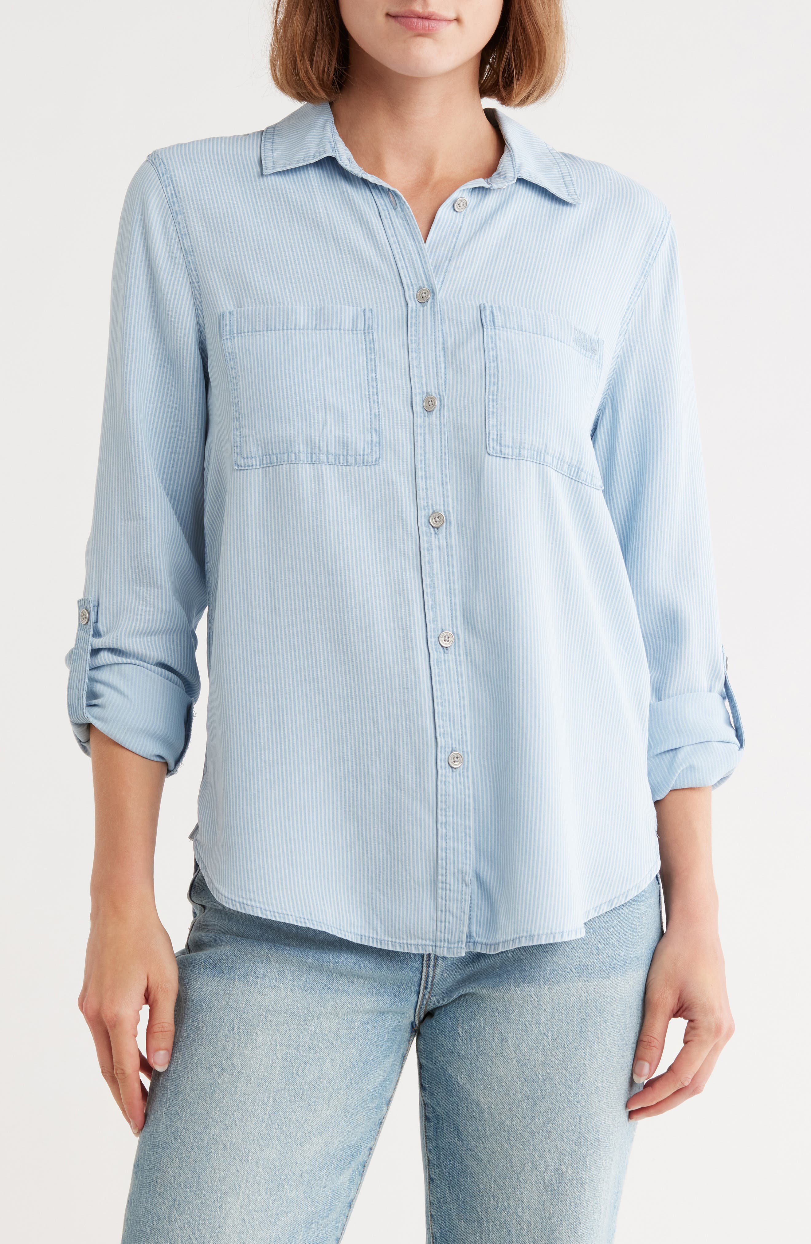 DKNY Jeans Denim Button-Up Shirt