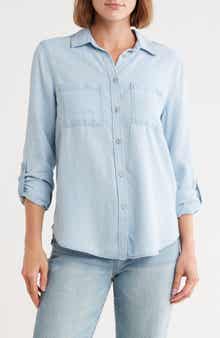 DKNY Jeans Denim Button-Up Shirt