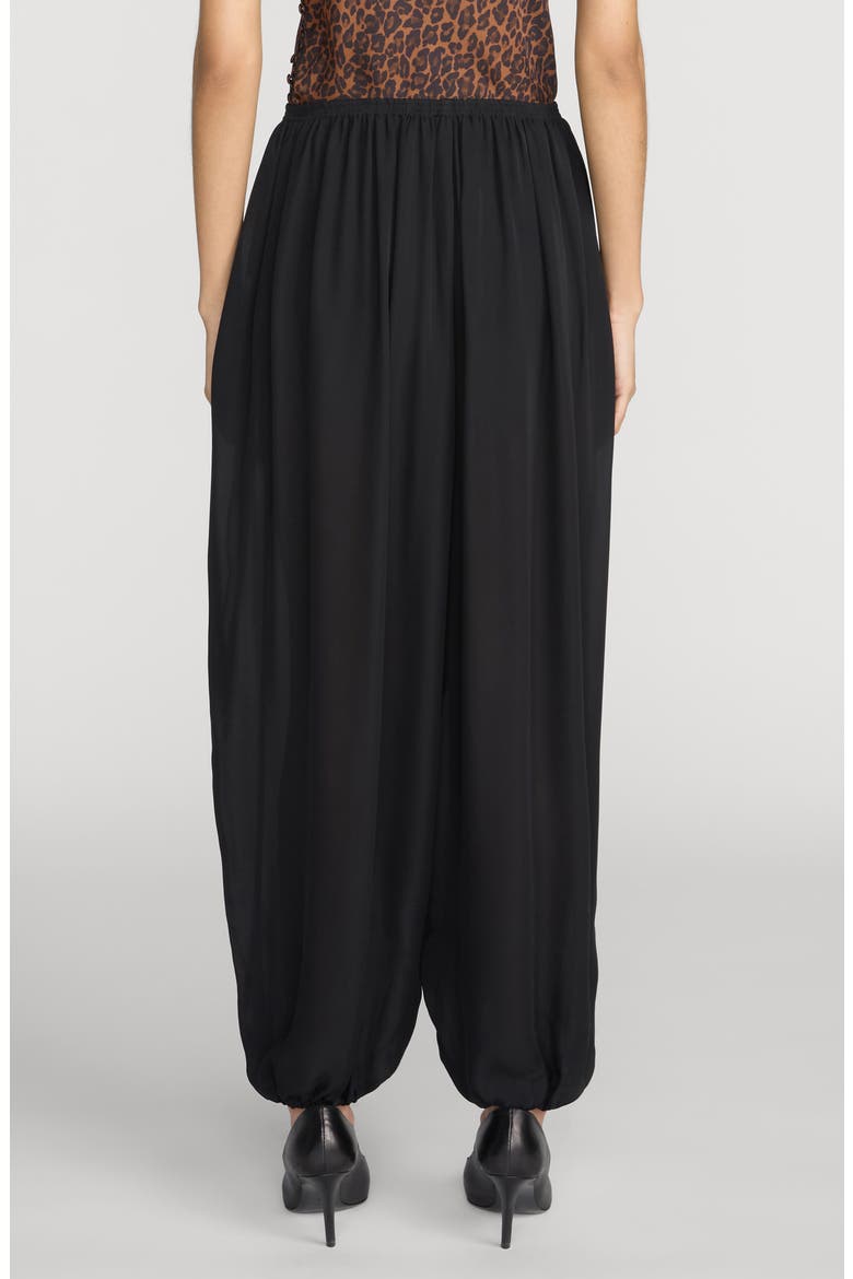 The Silk Balloon Pants, Alternate, color, BLACK
