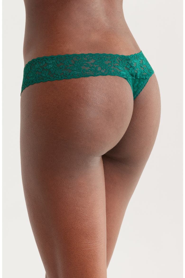 Low Rise Thong, Alternate, color, FOREST GREEN