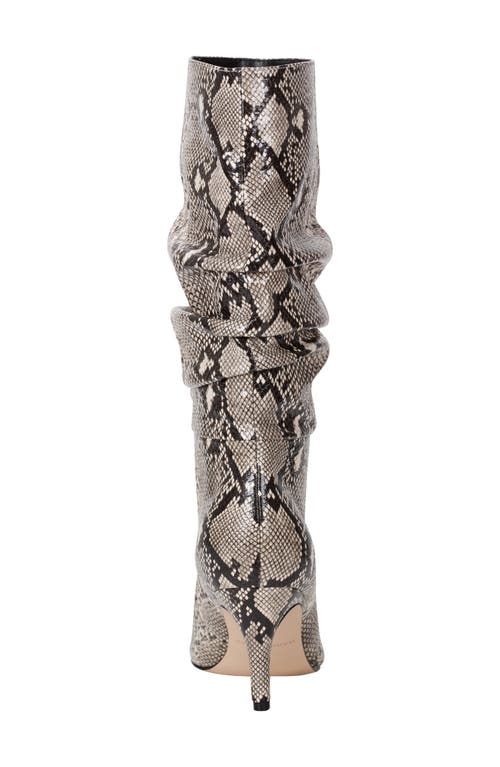Marc Fisher Pointed Toe Slouch Boot In Animal Print