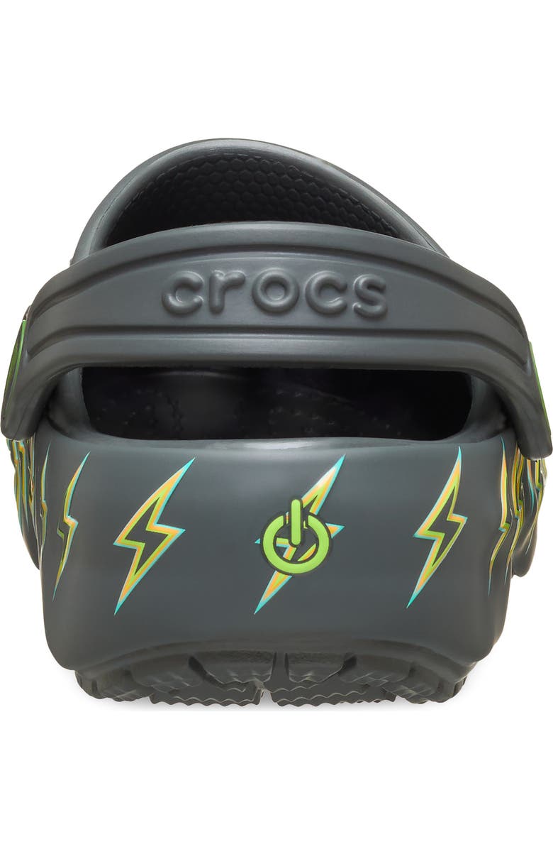 CROCS Kids' Classic Bot Light-Up Clog, Alternate, color, Carbon