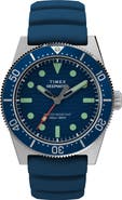 Timex® Deepwater Reef Synthetic Strap Watch, 41mm