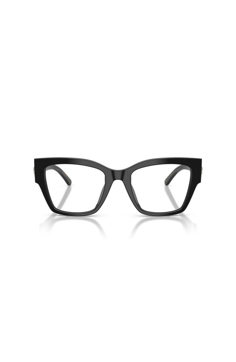 Dolce&Gabbana 51mm Butterfly optical glasses, Alternate, color, Black