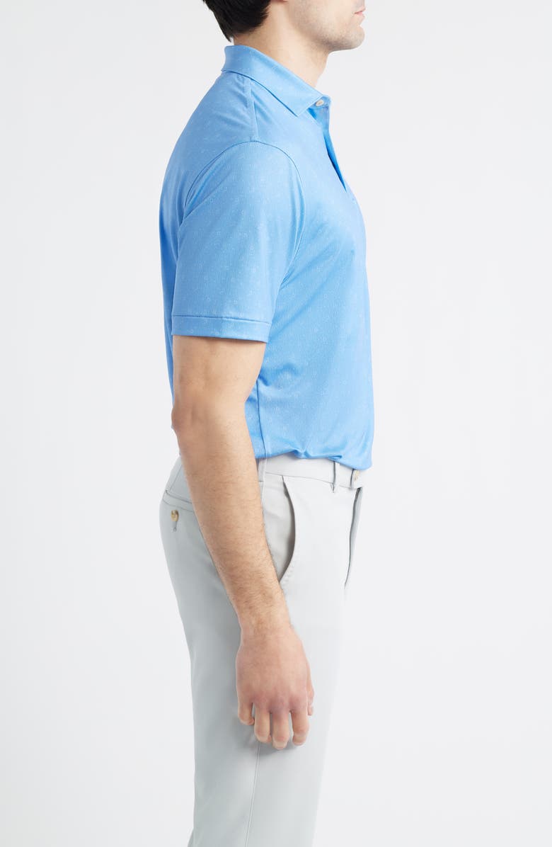 Peter Millar Guitar Solo Performance Jersey Polo, Alternate, color, Bluebird