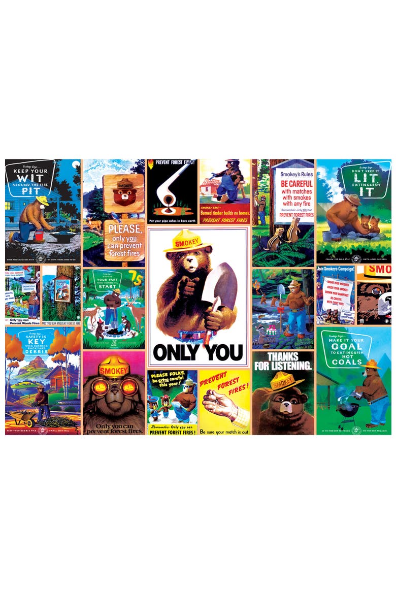Smokey Bear National Parks 500pc Puzzle, Alternate, color, Multicolor