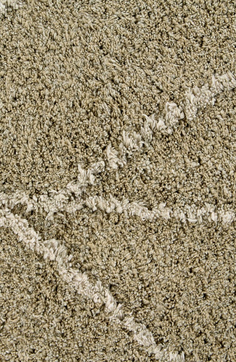 Lorena Canals Monstera Leaf Washable Area Rug, Alternate, color, Olive Natural Honey