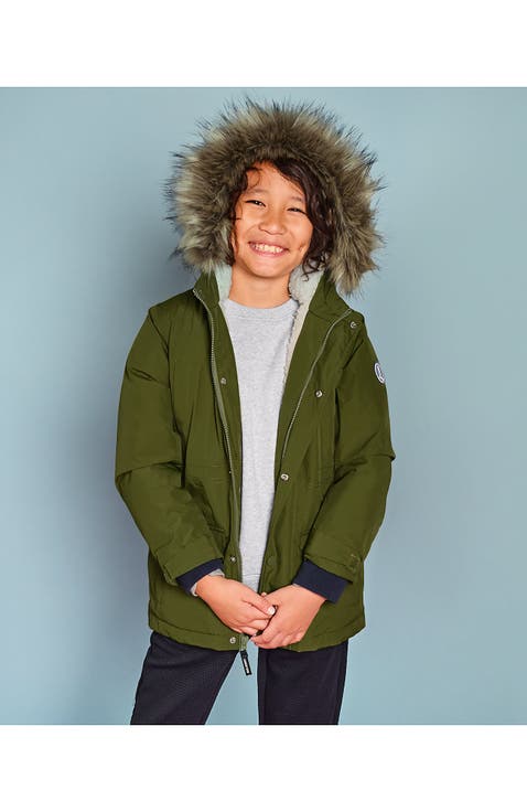 Kids Expedition Waterproof Winter Down Parka