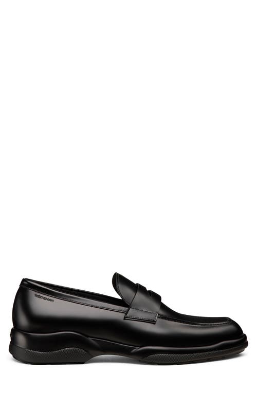 Stuart Weitzman Chad Penny Loafer In Black
