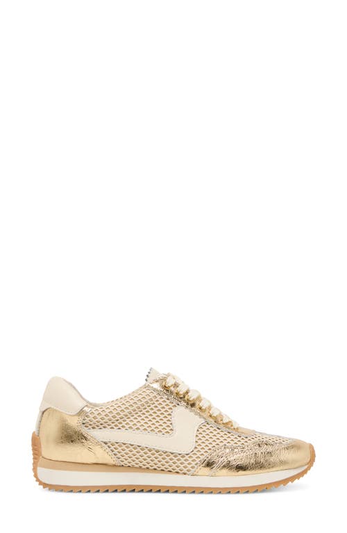 Dolce Vita B.ntcd Mesh Sneaker In Gold Mesh