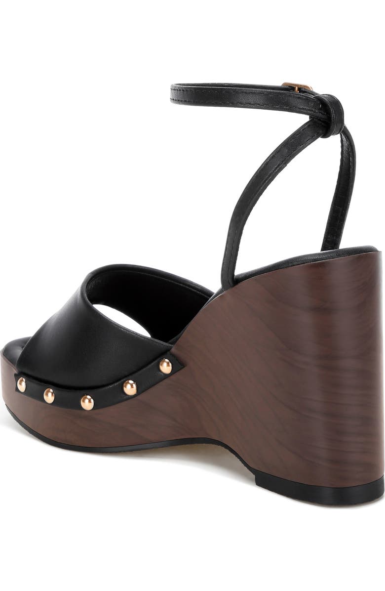 LONDON RAG Colada Ankle Strap Studded Wedge Sandal, Alternate, color,