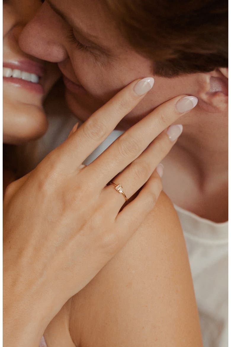 Toi et Moi Ring, Alternate, color, SILVER